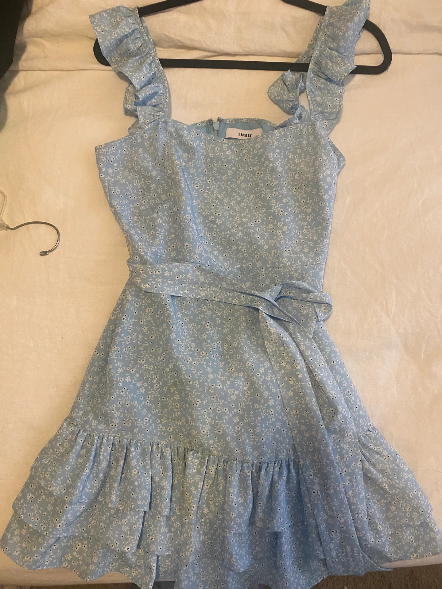 Likely Shopbop  Blue Floral Dress - Image 5