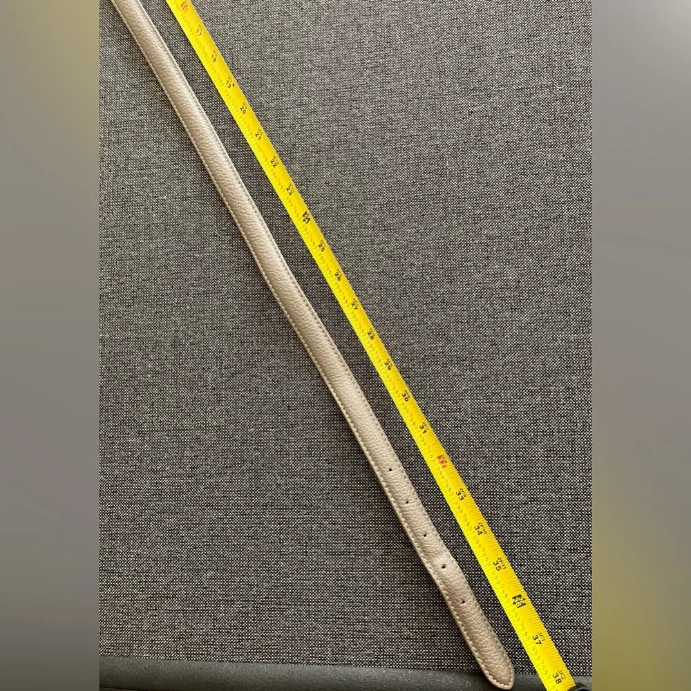 Replacement Adjustable Strap Grey Faux Leather Silver Hardware - Image 3