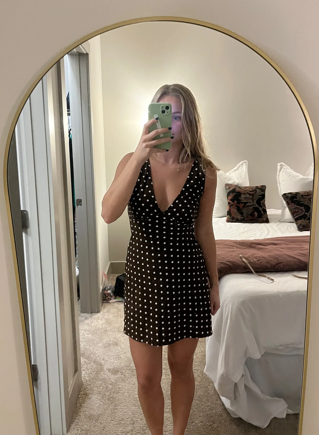 Princess Polly Nellie Polka Dot Dress - Image 4