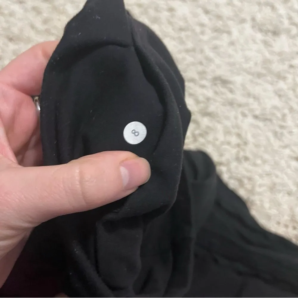 lululemon black wunder under 25" mesh sides size 8 - Image 5