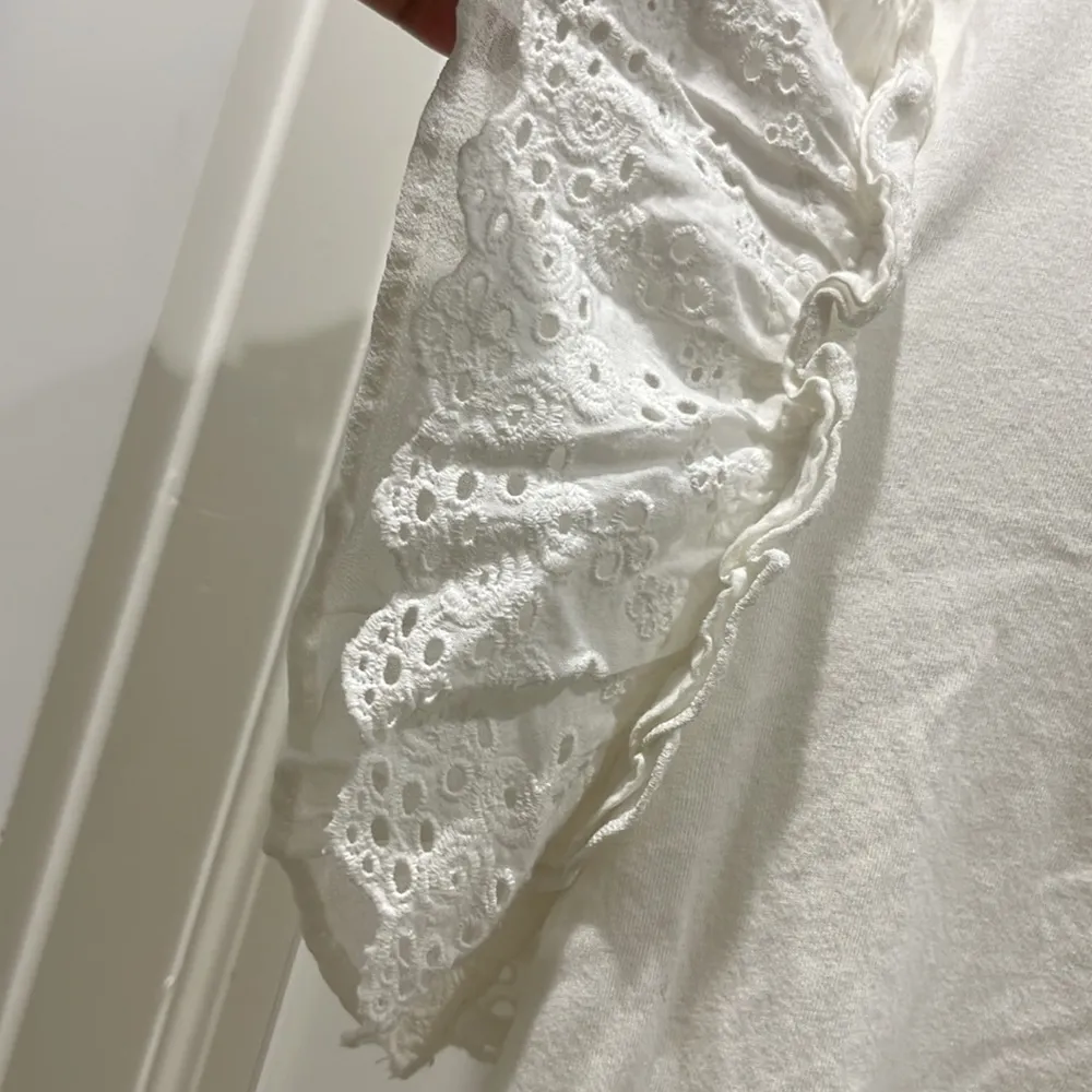 NWT All Saints White Senna Adelaide Eyelet T-shirt Dress Sz S - Image 6