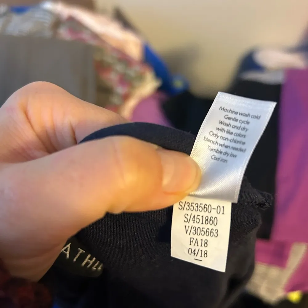 Athleta  Navy Blue Cloudlight Asym Side Tie Tank - Image 6