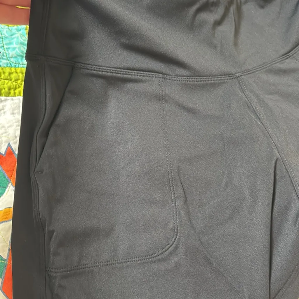 Unbranded black yoga or work pants with side pockets Size M - Image 4