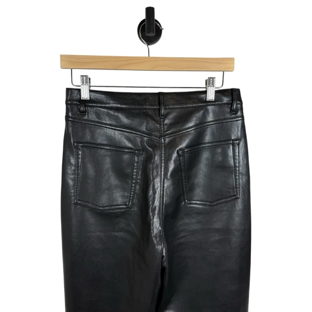 NWOT Wilfred by Aritzia The Melina Leather Pants in Black Size 8 - Image 10