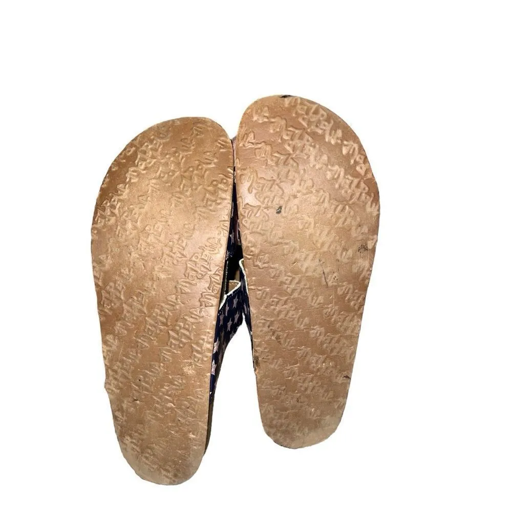 Mal Paul patriotic sandals. Red Size 7 - Image 5