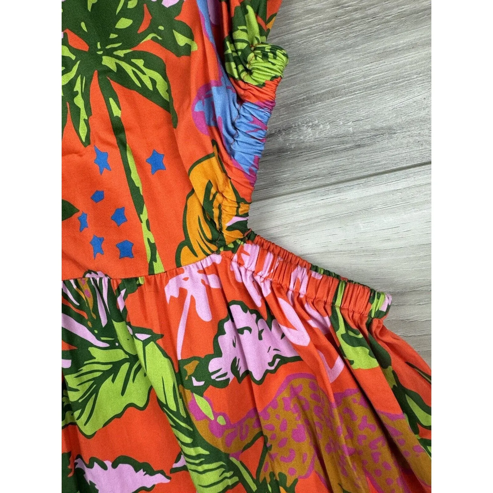 Alden Adair Ashlyn Jungle Cruise Maxi Dress‎ Sz XL Vacation Resort Tropical $392 - Image 7
