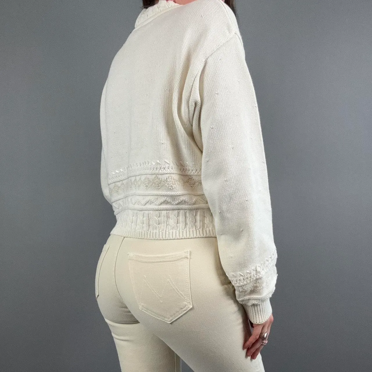 Liz Claiborne Vintage Red Pink Purple Sweater - Image 3