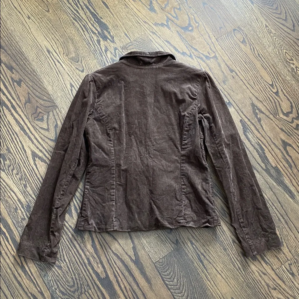 Old Navy Brown Corduroy Blazer - Image 3