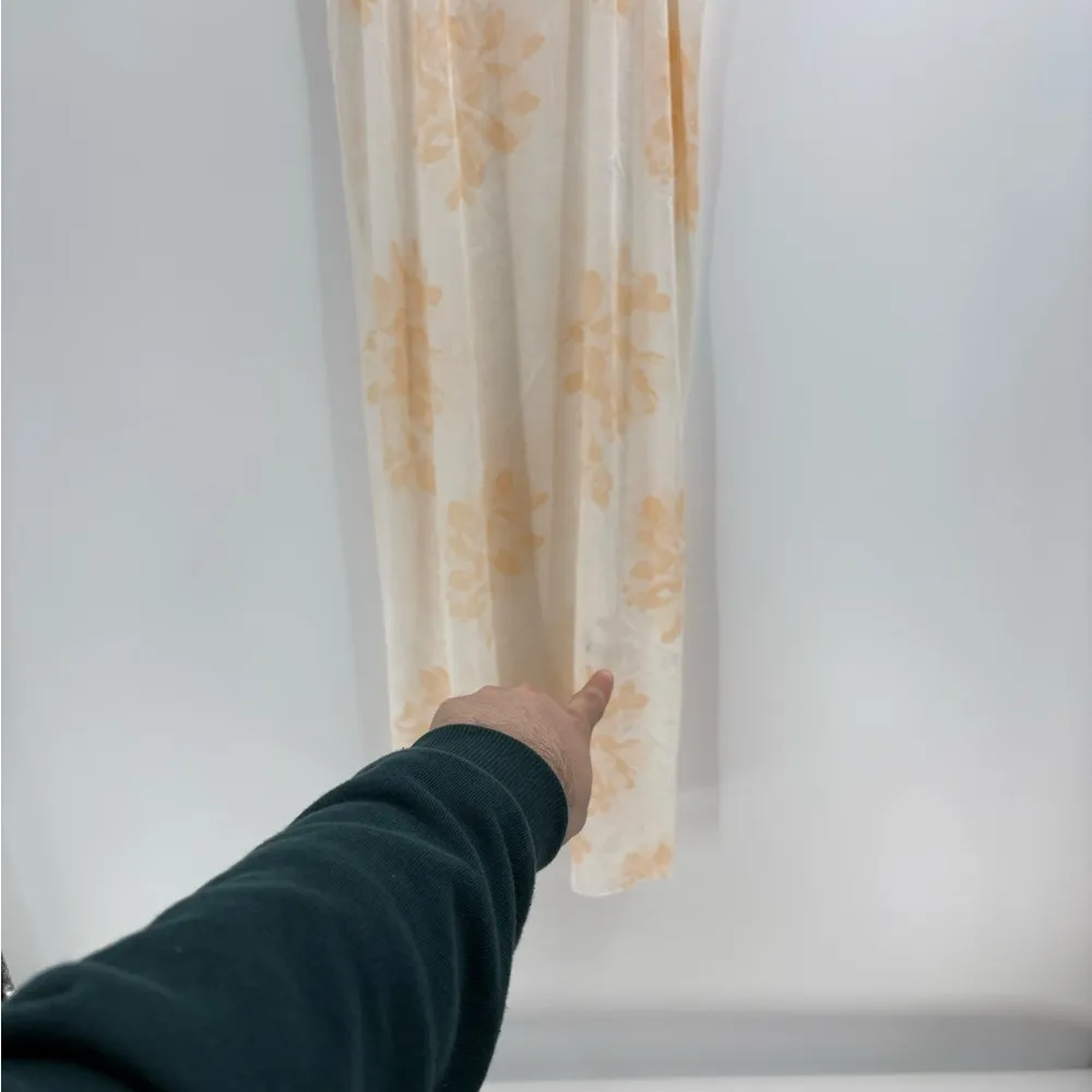 Saks fifth avenue white yellow floral print maxi white Barad 70s  maxi medium - Image 9