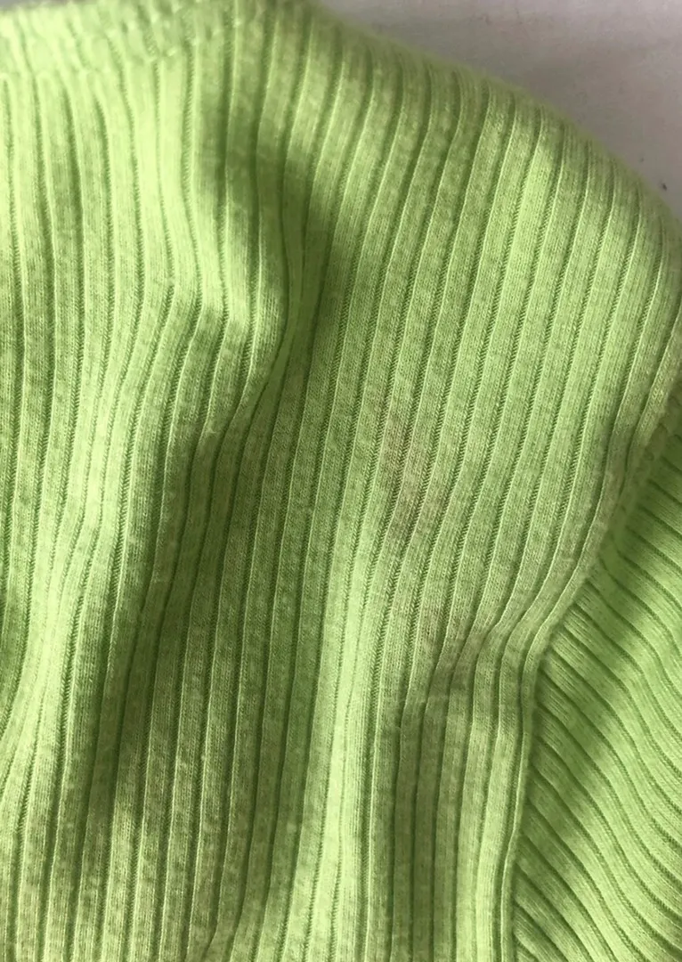 Forever 21 Lime Green Mesh Crop Top - Image 4