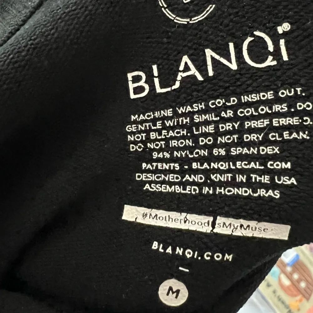 BLANQI Everyday High Waist Postpartum + Nursing Support Leggings Black Size M - Image 6