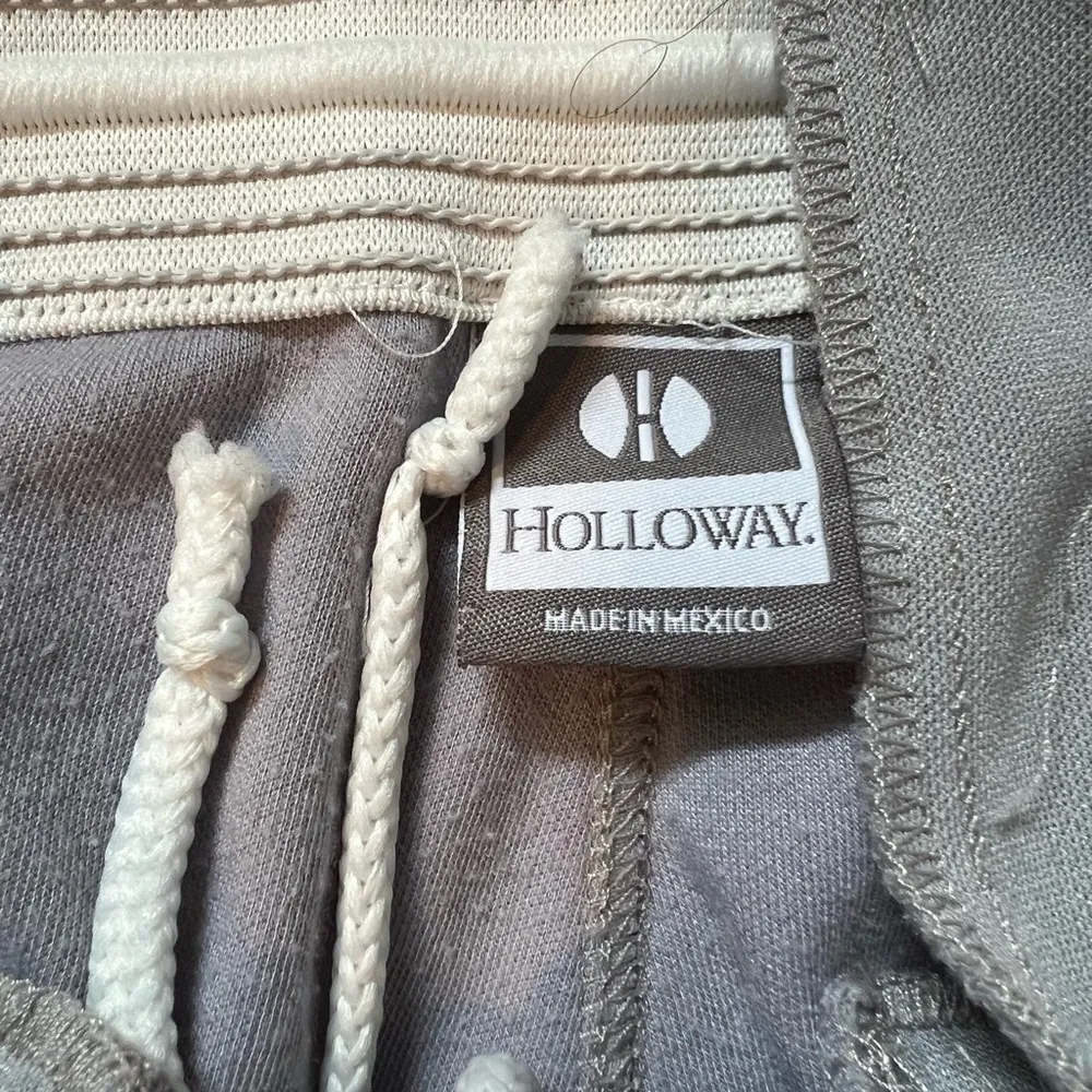 Holloway Gray and Red Track baseball/softball Pants with Elastic Waistband Sz XS - Image 5