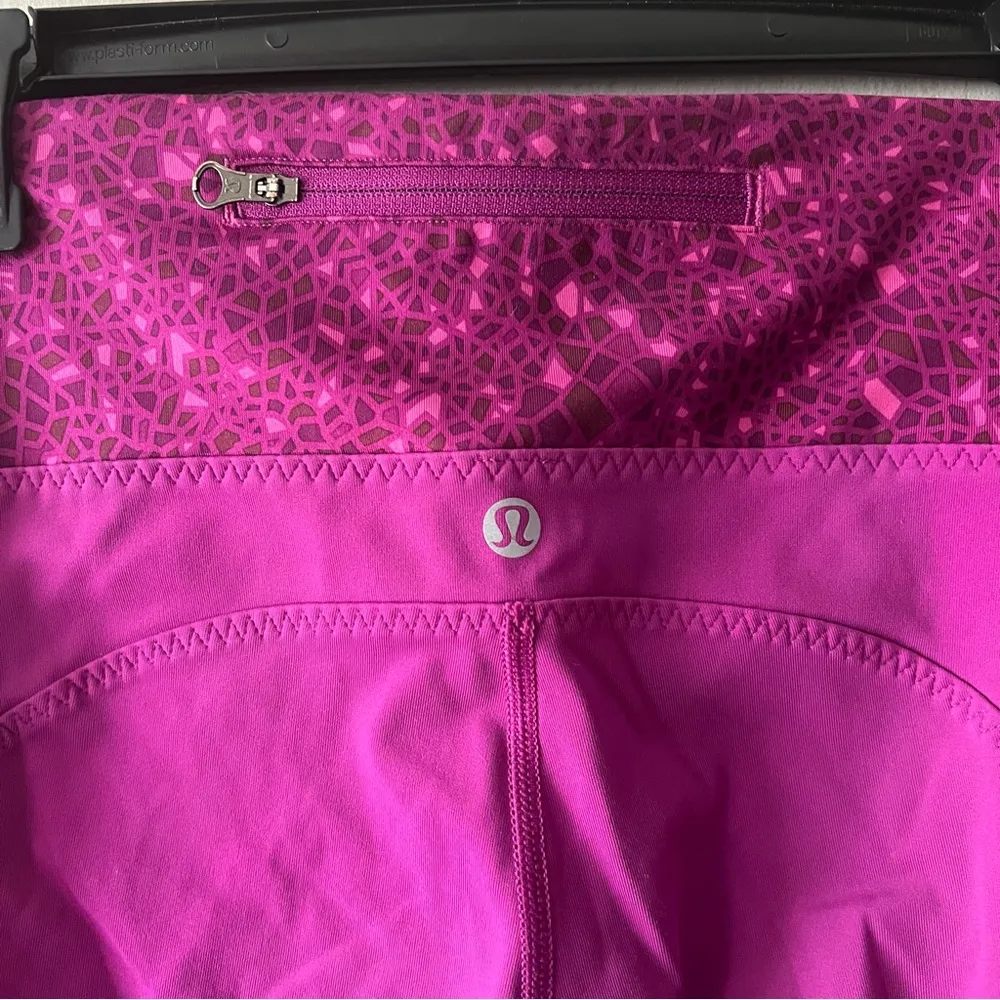 Lululemon Regal Plum Real Quick Tight Leggings Size 4 - Image 5