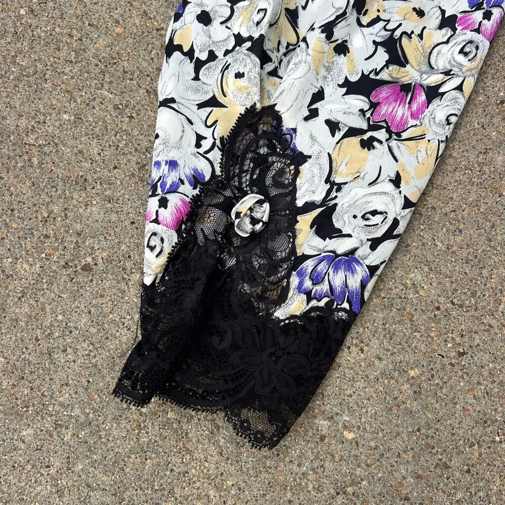 VTG Christian Dior lingerie Paris, New York for Saks Fifth Avenue robe MEDIUM - Image 9