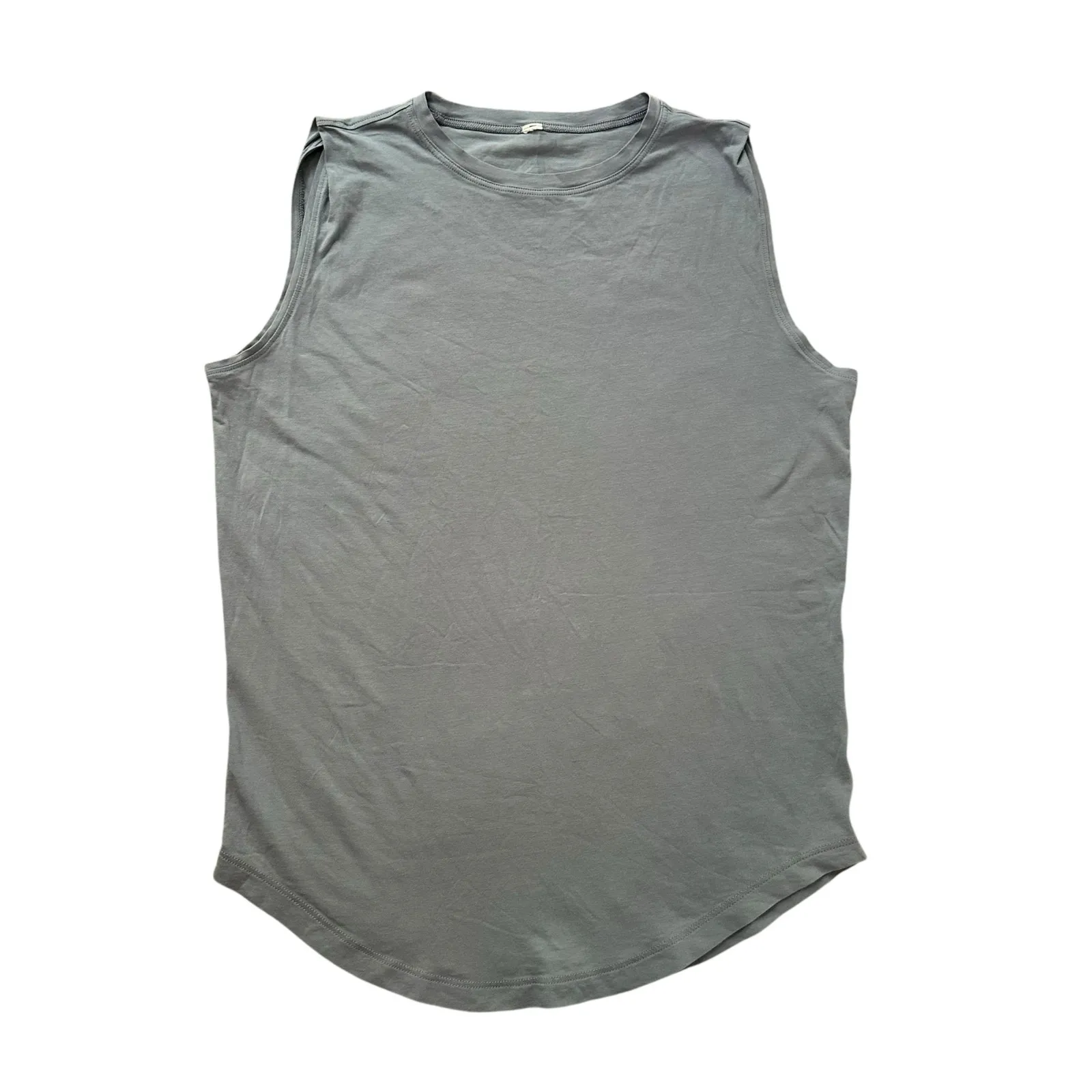 Lululemon dusty blue cotton tank top - Image 9