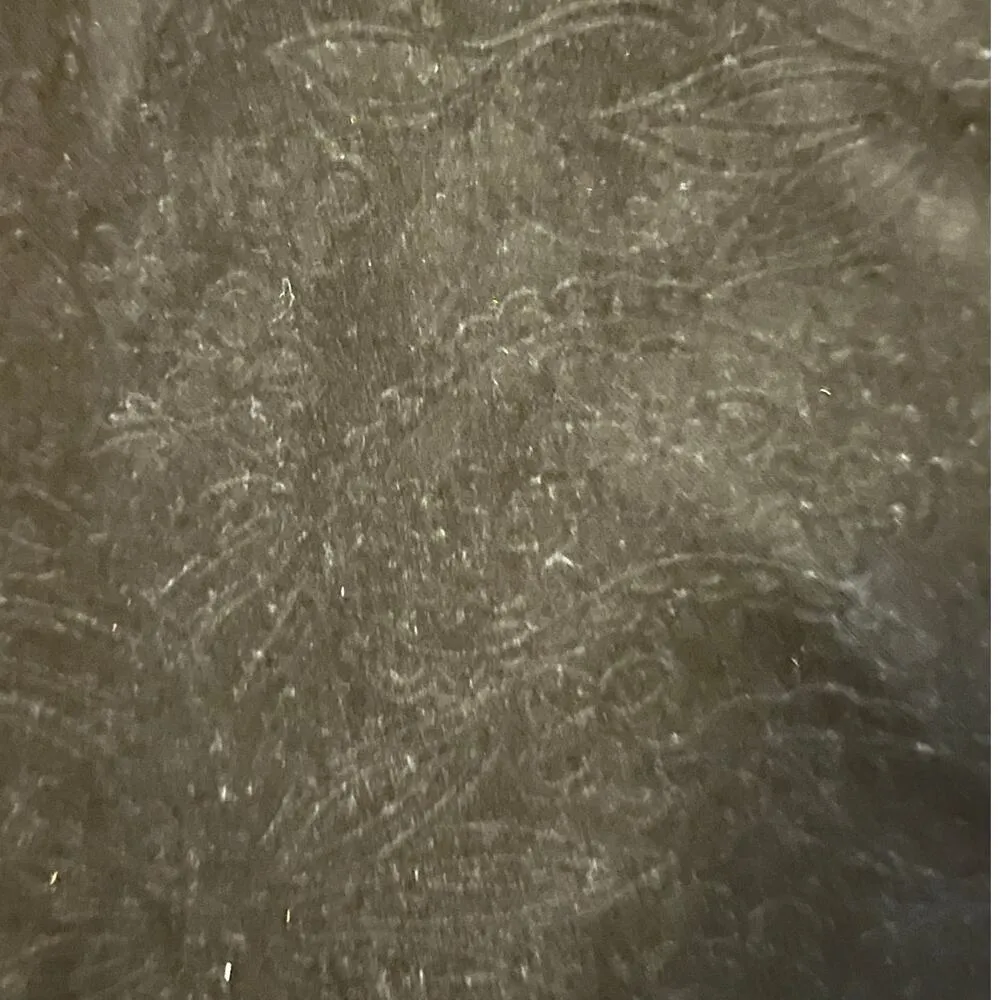 Lilly Pulitzer Mid Rise Jacquard Floral Black Velvet Flared Pants Womens Size 6 - Image 8