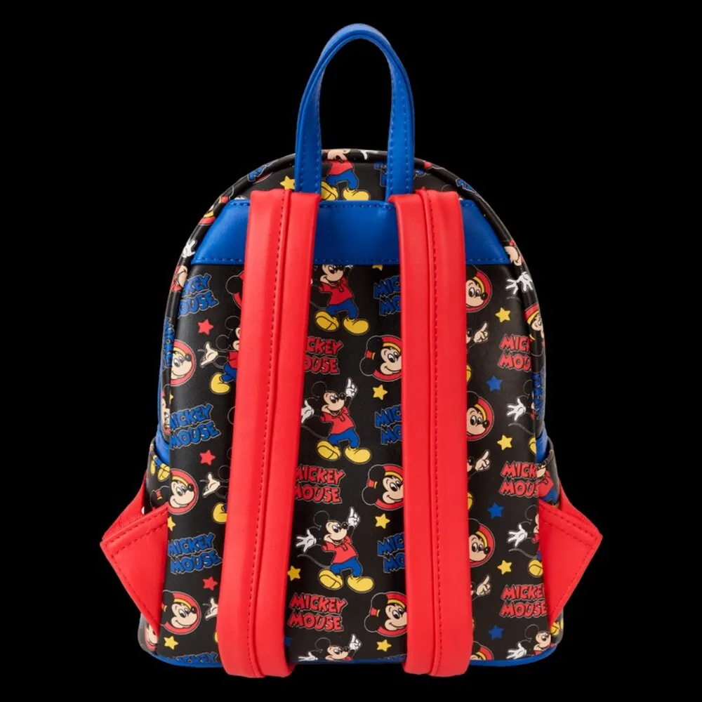 New Loungefly Mickey Mouse Classic All-Over Print Mini Backpack Disney - Image 5