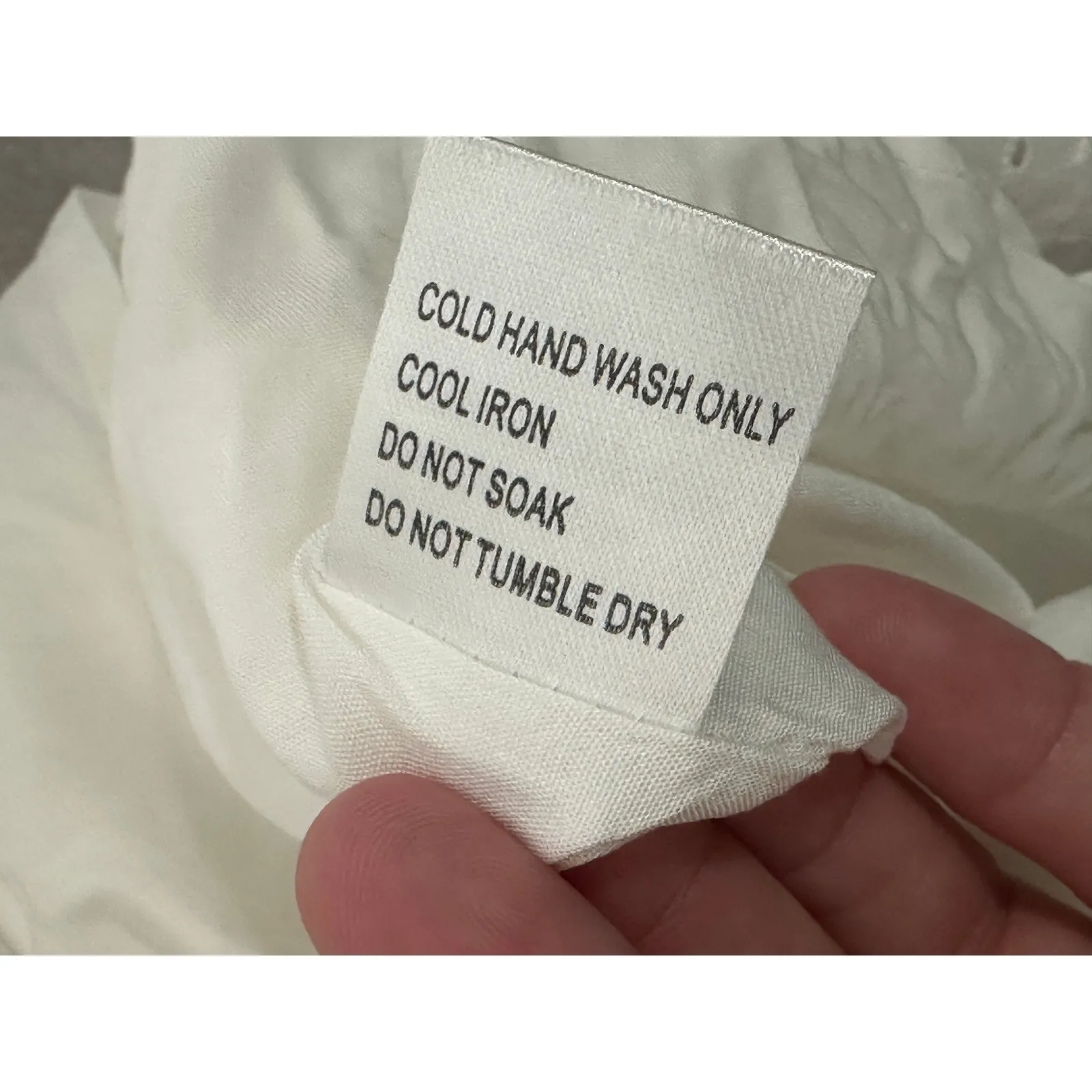 Petal+Pup Lulani White‎ Eyelet Frill Mini Dress Knot Twist Womens Size Large NWT White - Image 8