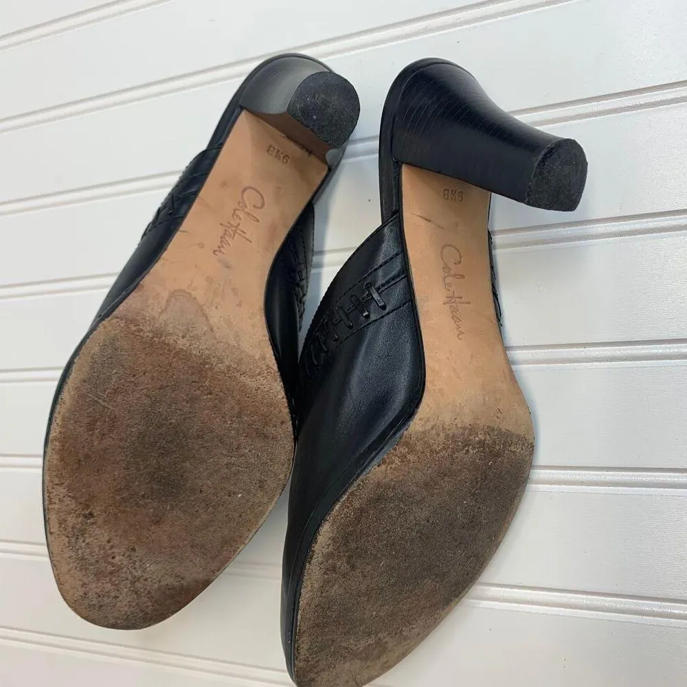 Cole Haan Black Heeled Mules Sz 9.5B - Image 7