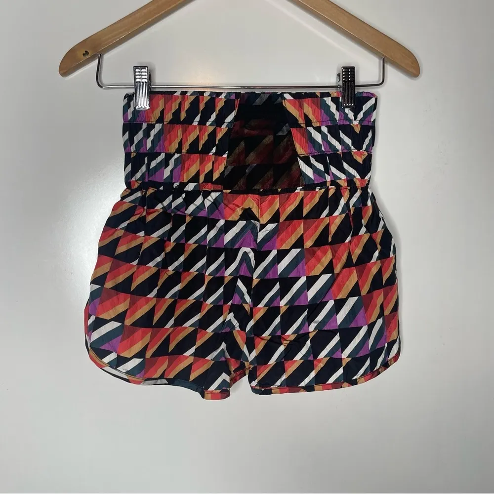 Free People Movement The Way Home Printed Shorts Size Xsmall Black - Image 4