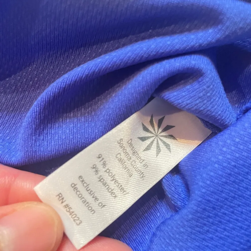 Athleta Wick-It Wader Coverup Caspian Blue Dress Women’s Size XS - Image 3