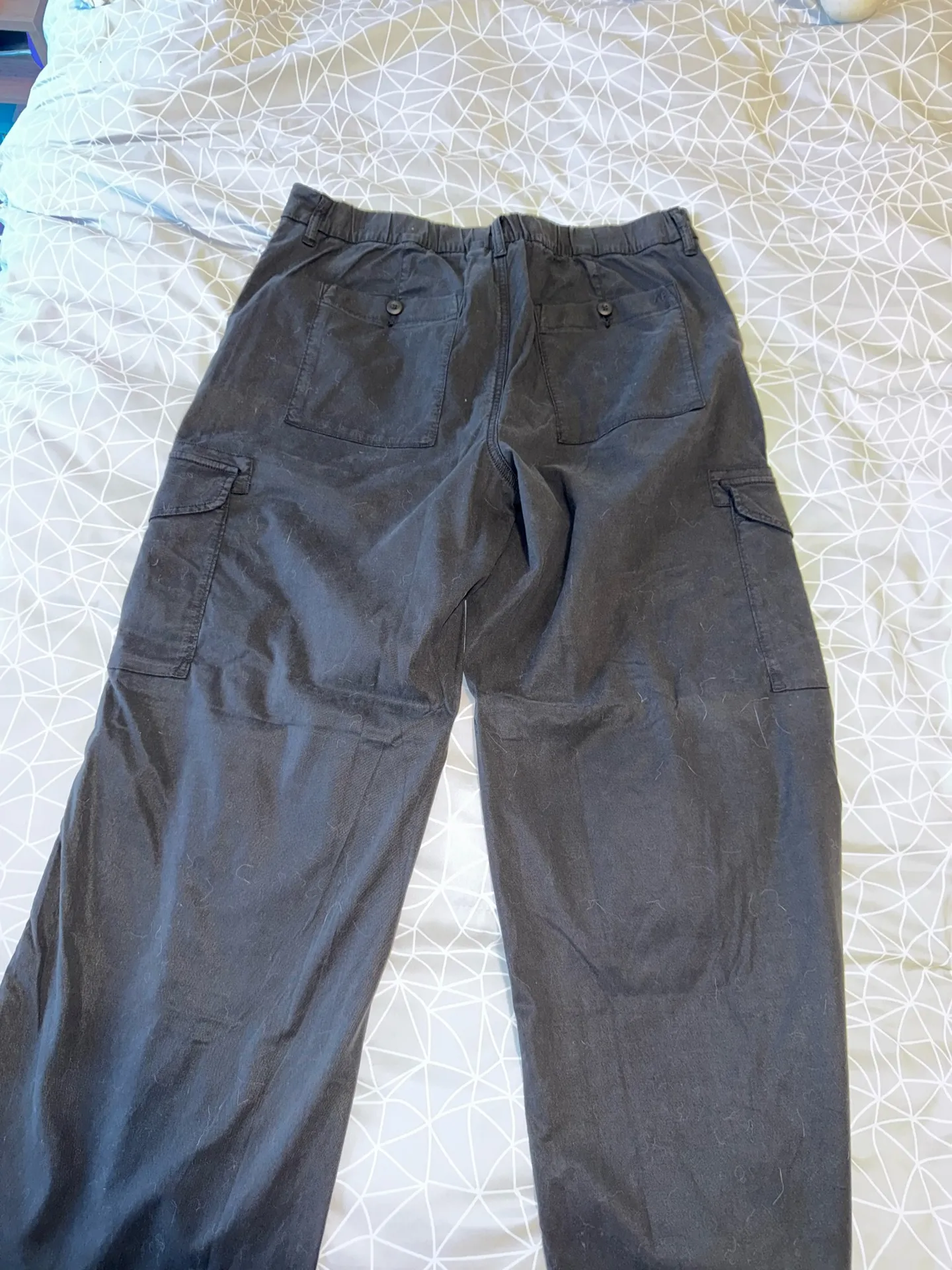 American Eagle Wide-Leg Cargo Baggy Pants - Image 4