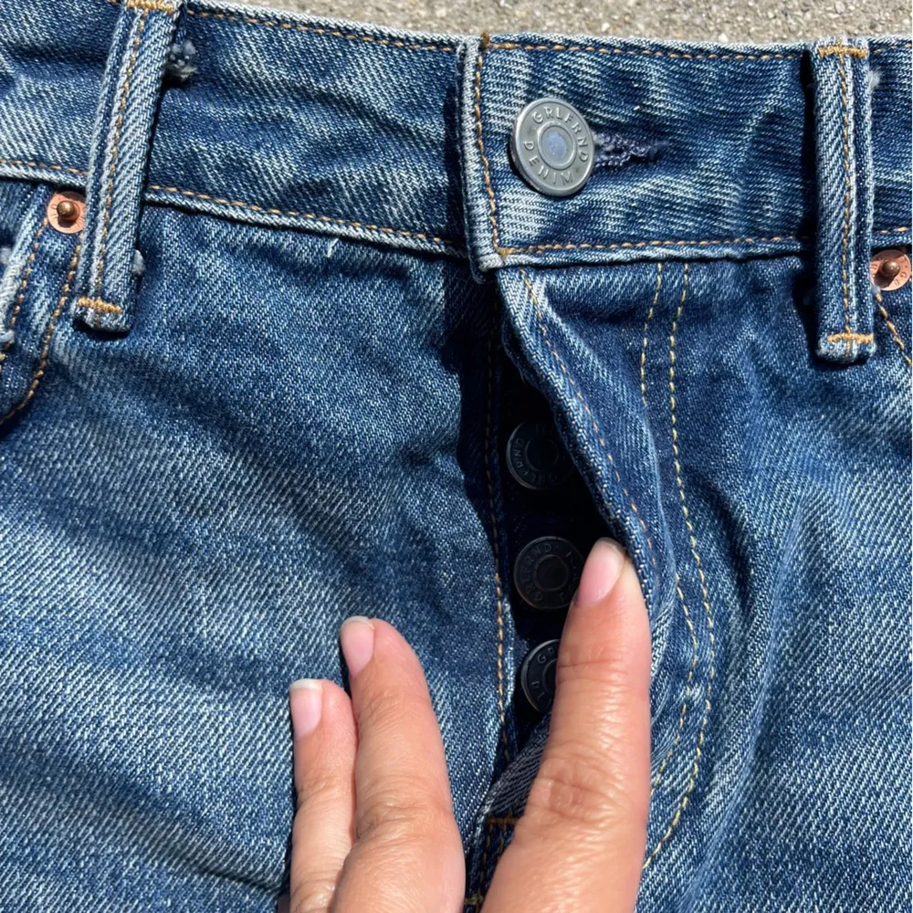 Grlfrnd Eva Denim Skirt Size 23 NWT - Image 6