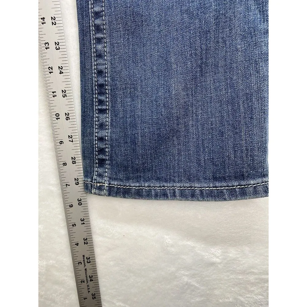 Miss Me‎ Jeans Womens Size 27 boot cut blue Denim zippered rhinestone Pockets - Image 6