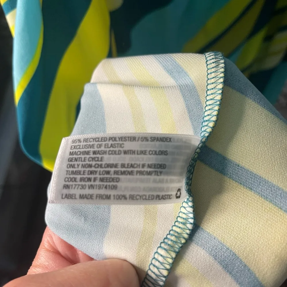 🩵NWT Wild Fable Women's Sleeveless Halter Dress Blue Striped XXL - Image 6