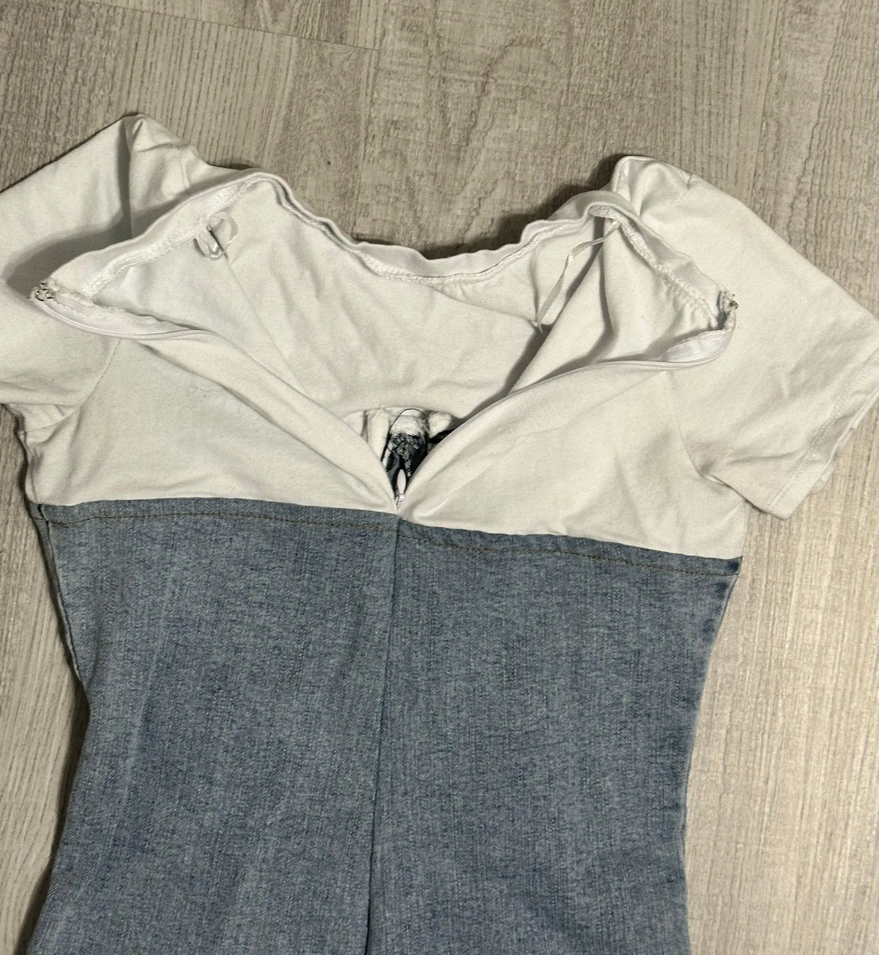 Denim Jumpsuit Blue - Image 5