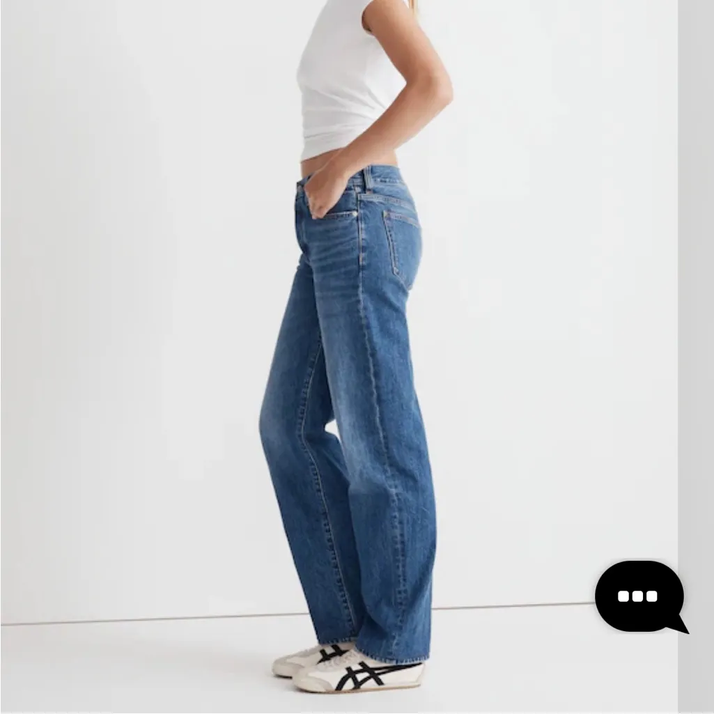 Madewell Low-Slung Straight Jeans Size 24 - Image 2