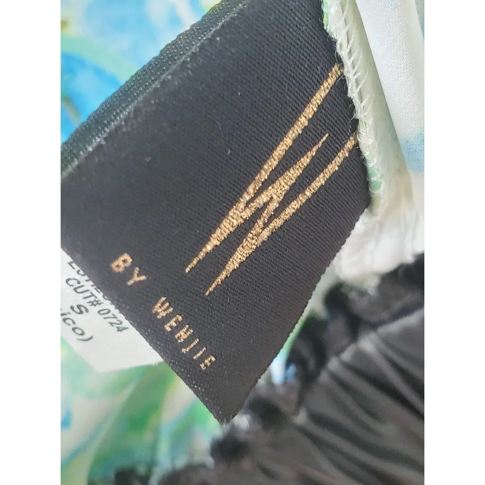 Wenjie Womens Multicolor Polyester Long Sleeve Full Zip Casual Jacket Size Small - Image 9