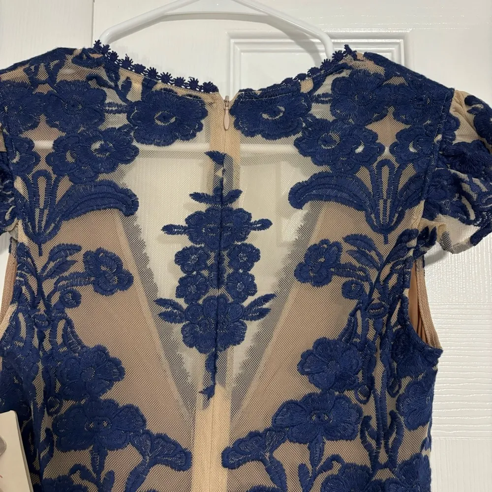 For Love & Lemons Blue Temecula Short Sleeve Dress NWT - Image 7