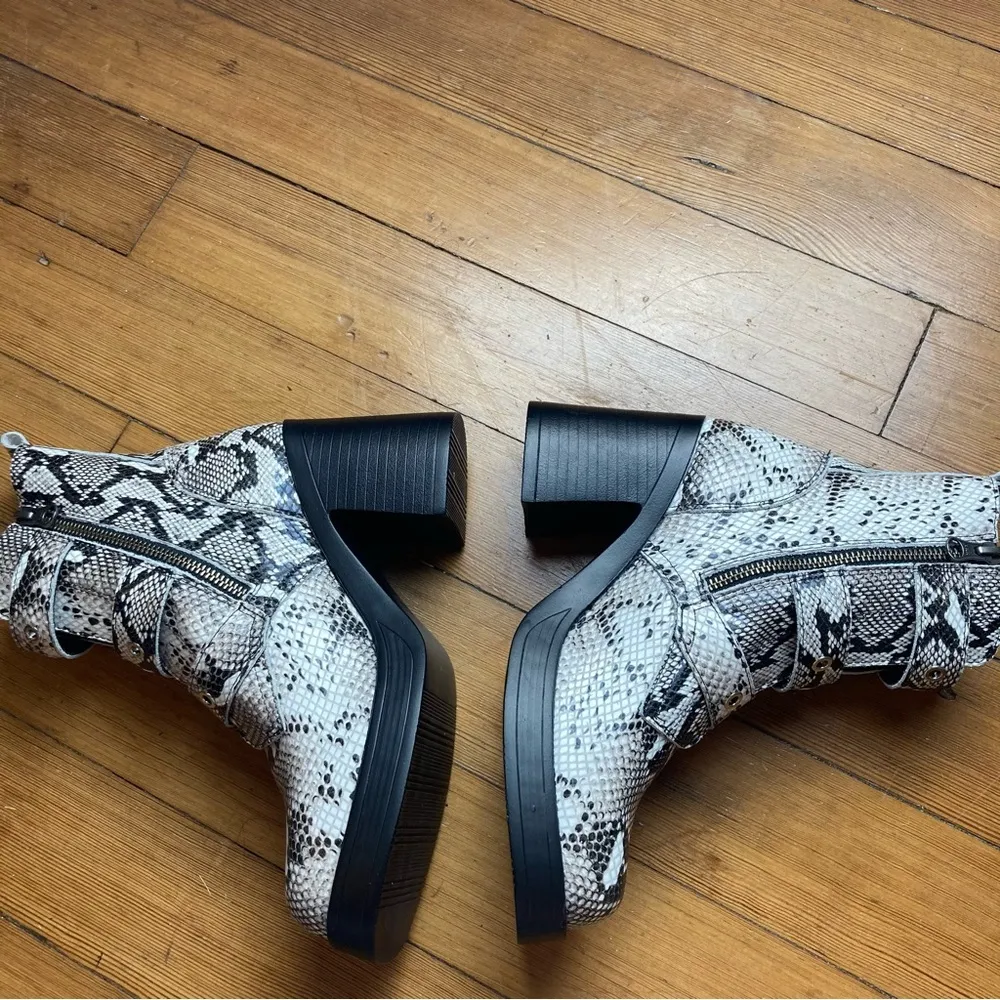 ROC Australia snakeskin moto boots 40 - Image 6