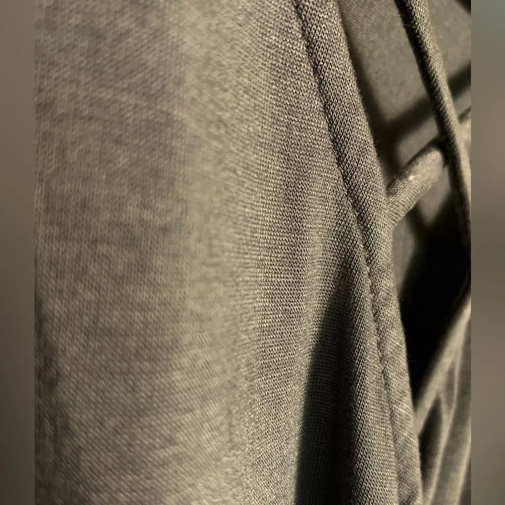 Francesca's Collections Alya Gray Dress Sz Sm Crisscross Front Surplice Waist - Image 7