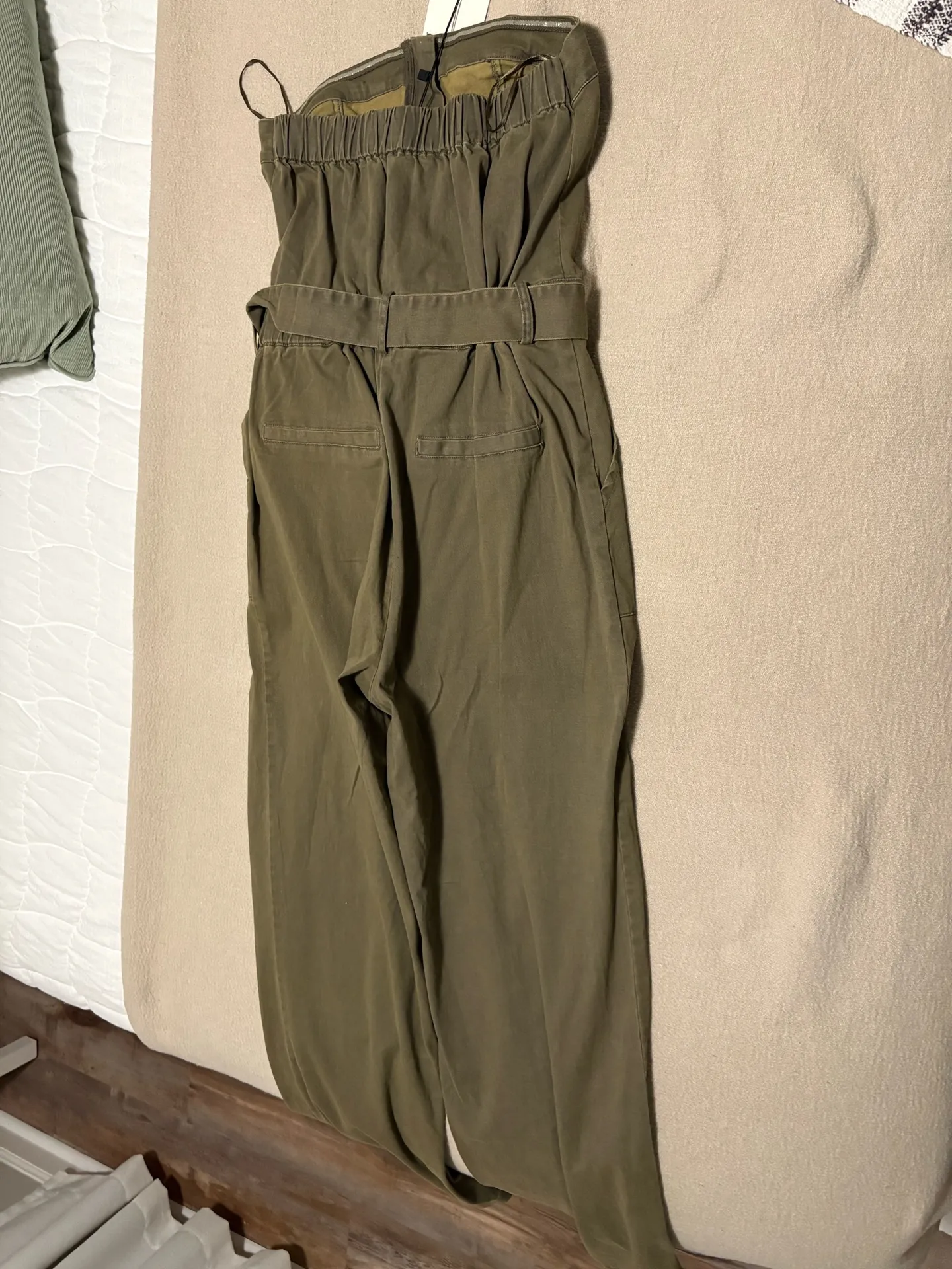 Stitch and feather romper Green - Image 4