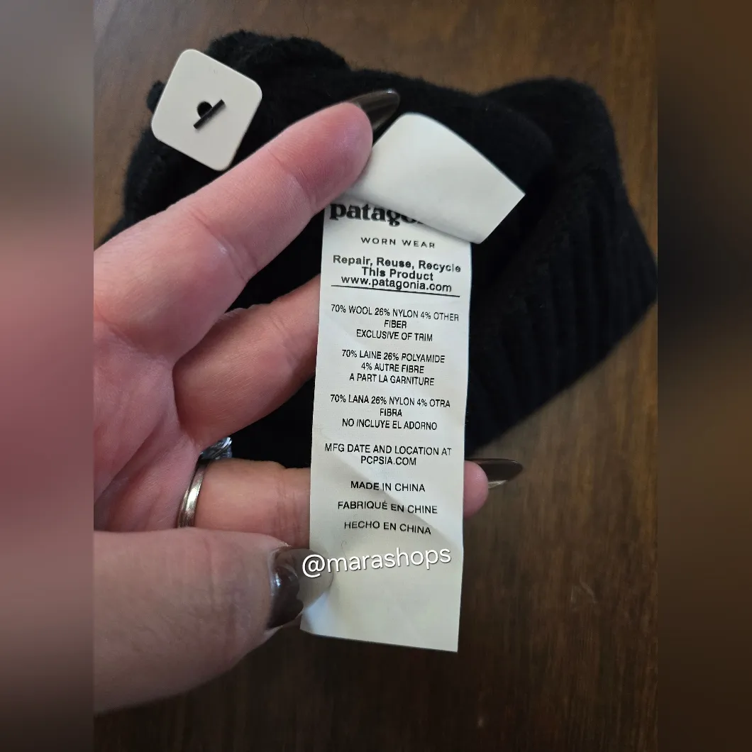 Patagonia Brodeo Beanie Black - Image 5