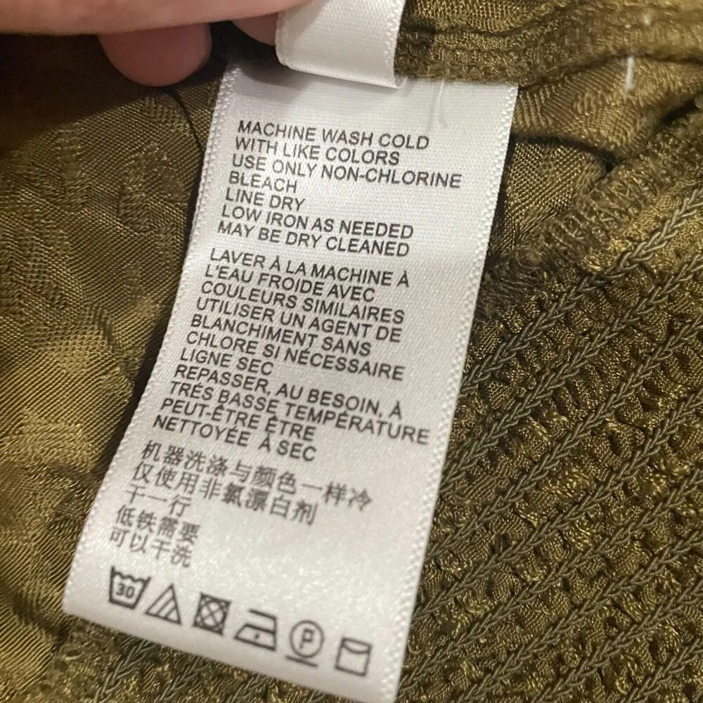 Maeve by Anthropologie Women's M Silky Bomber Jacket Modern Chic Trendy Layering - Image 11