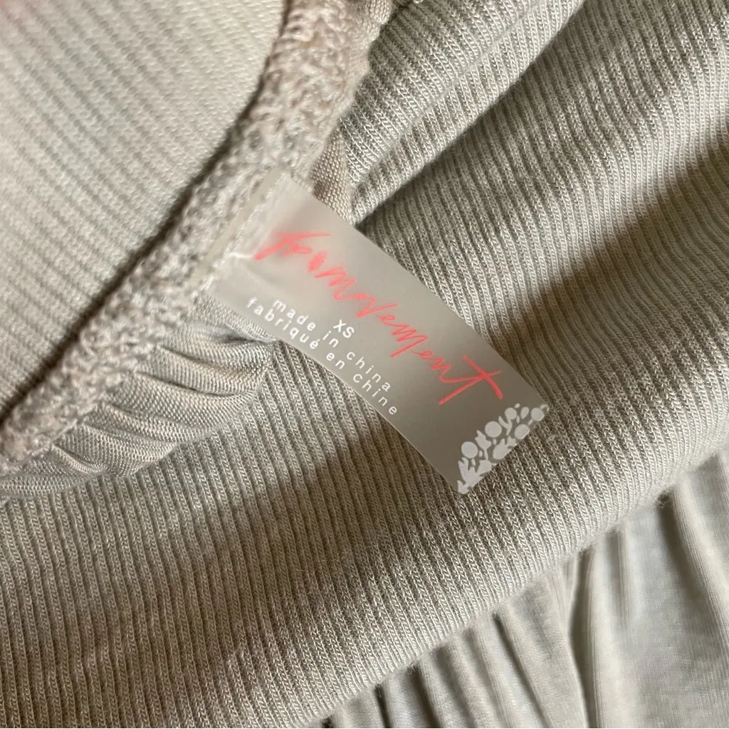 FP Movement Chic Gray Harem Pants by Free People Size XS Tan - Image 2