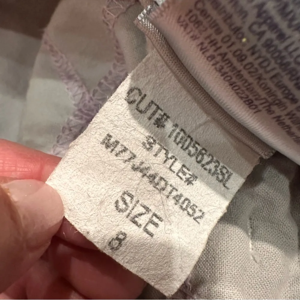 NYDJ Jeans Women's 8 Clarissa Ankle Skinny Lift Tuck Stretch Light Gray Denim - Image 6