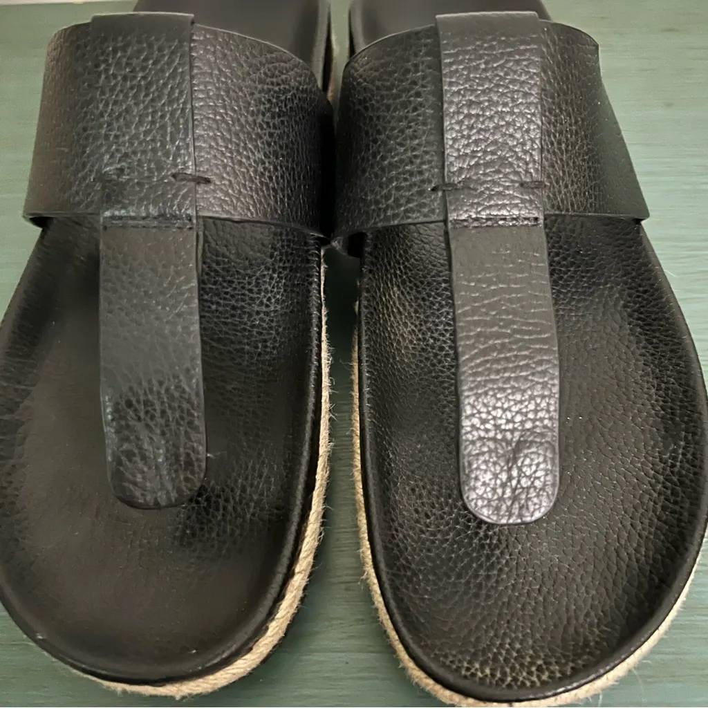 Com & Sens Lania Black Espadrille Sandals - Image 6