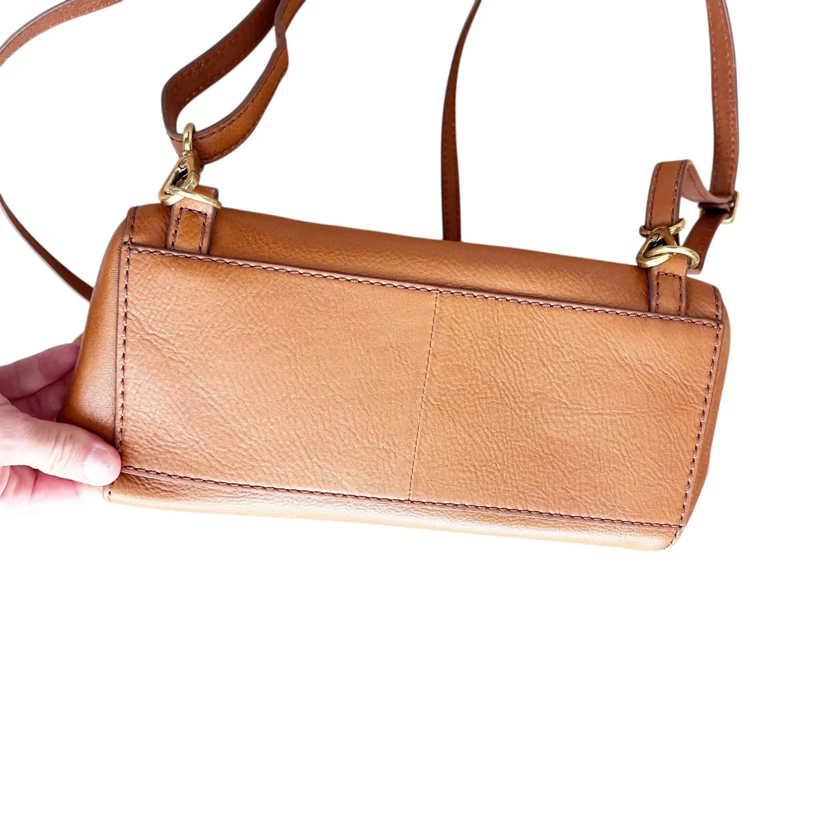 Fossil  Brown Leather Camilla Convertible Backpack - Image 8