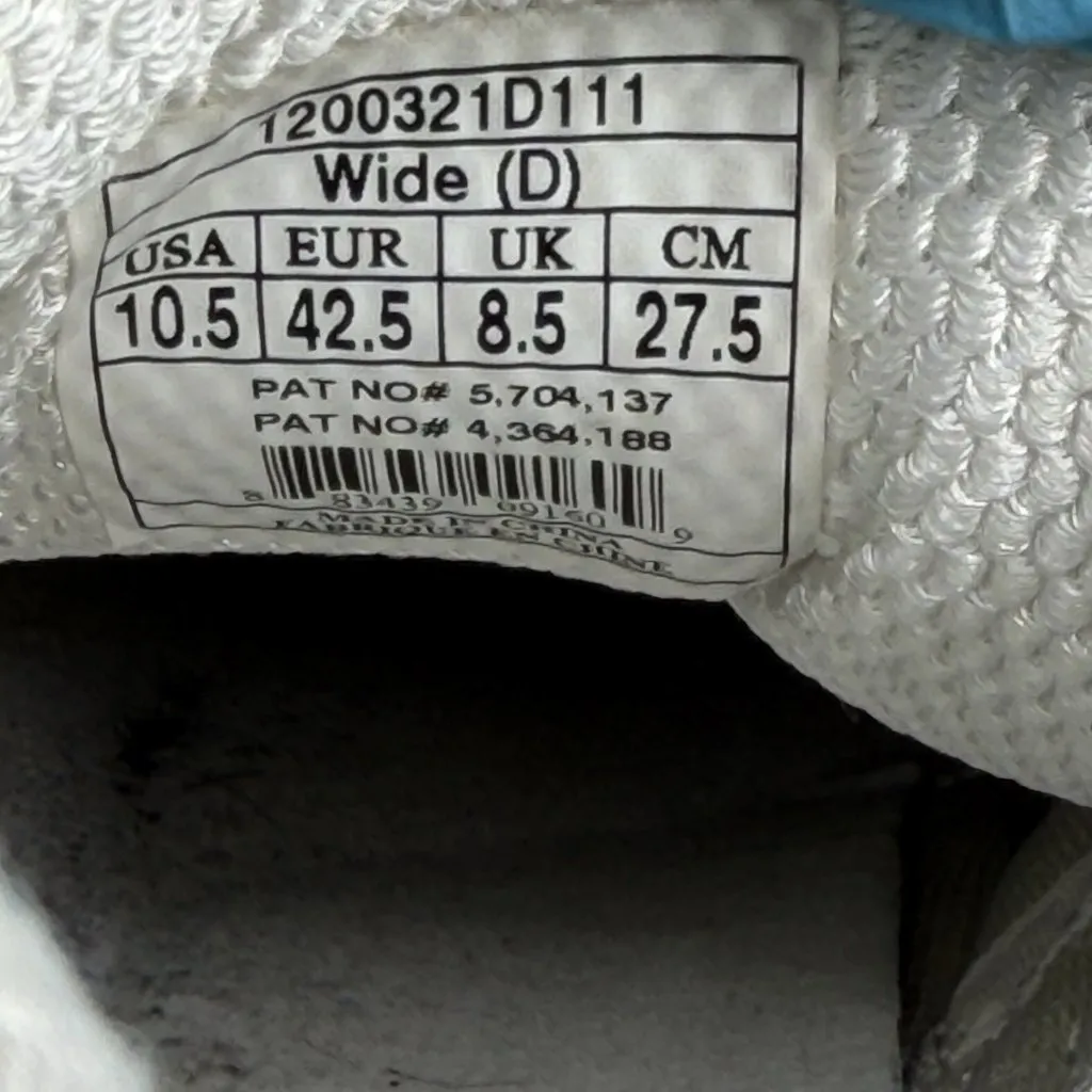 Brooks Addiction Walker Women Size 10.5 Wide White Leather Walking Sneakers - Image 8