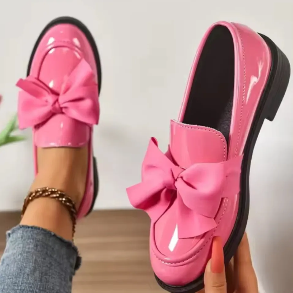 Italian Shoemakers Pink Loafers - Image 4