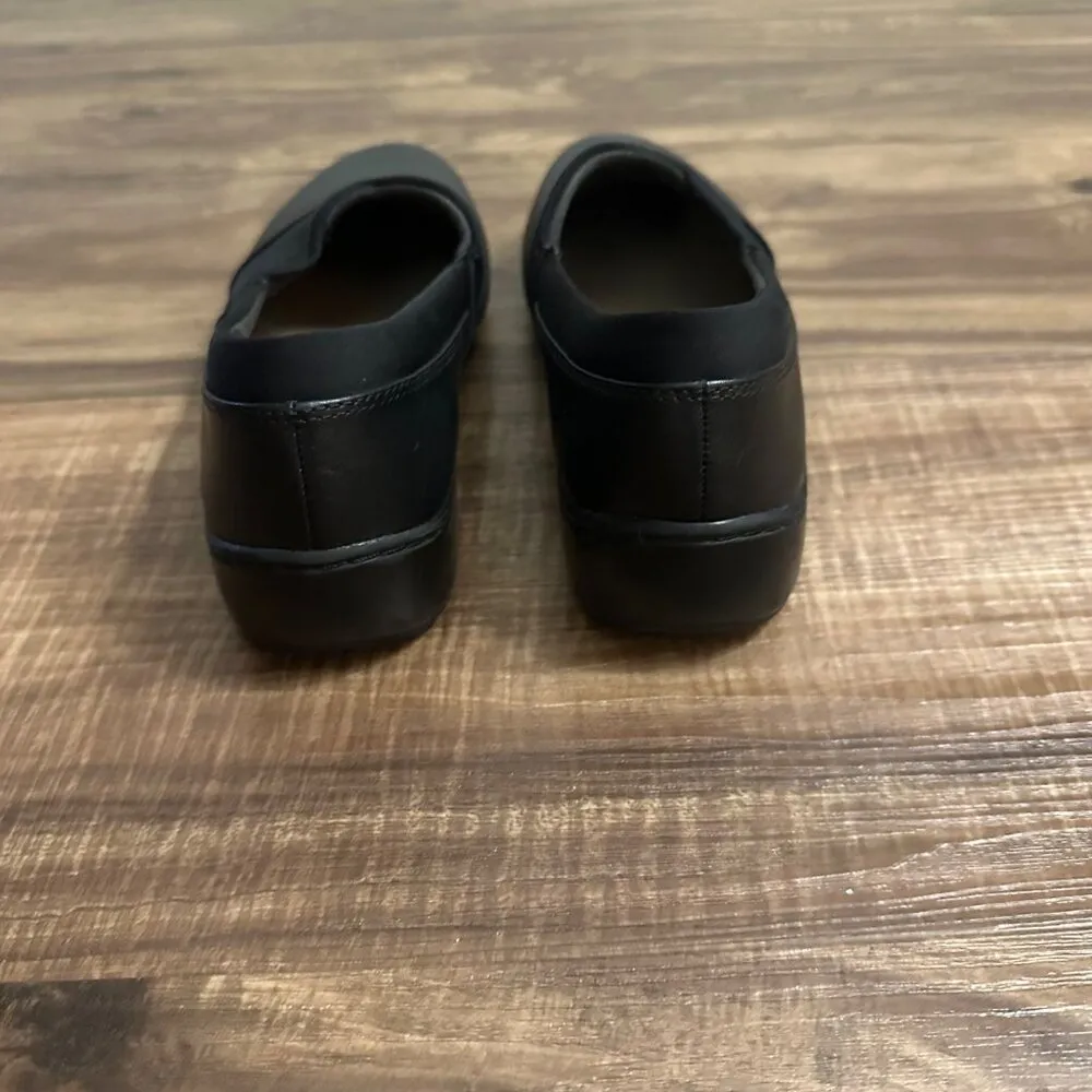 Clarks Cora Heather loafer‎ black Sz 9 N - Image 3