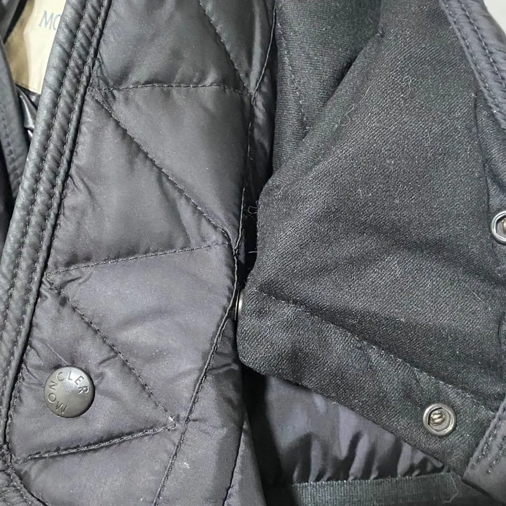 Moncler  Ryan Hooded Down Jacket In Black Size 1, Small - Image 6
