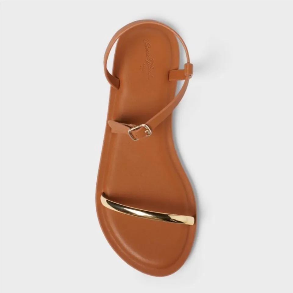 NIB Universal Thread Mildred Flat Ornament Sandals Sz 8 - Image 3