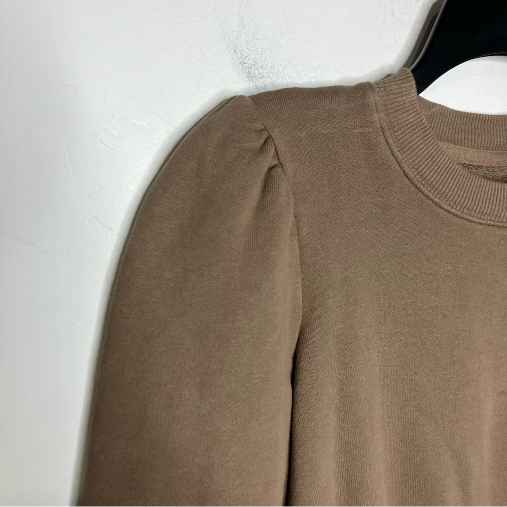 Wilfred free Aritzia Terry puffed sleeve sweatshirt organic‎ cotton size XXS - Image 4