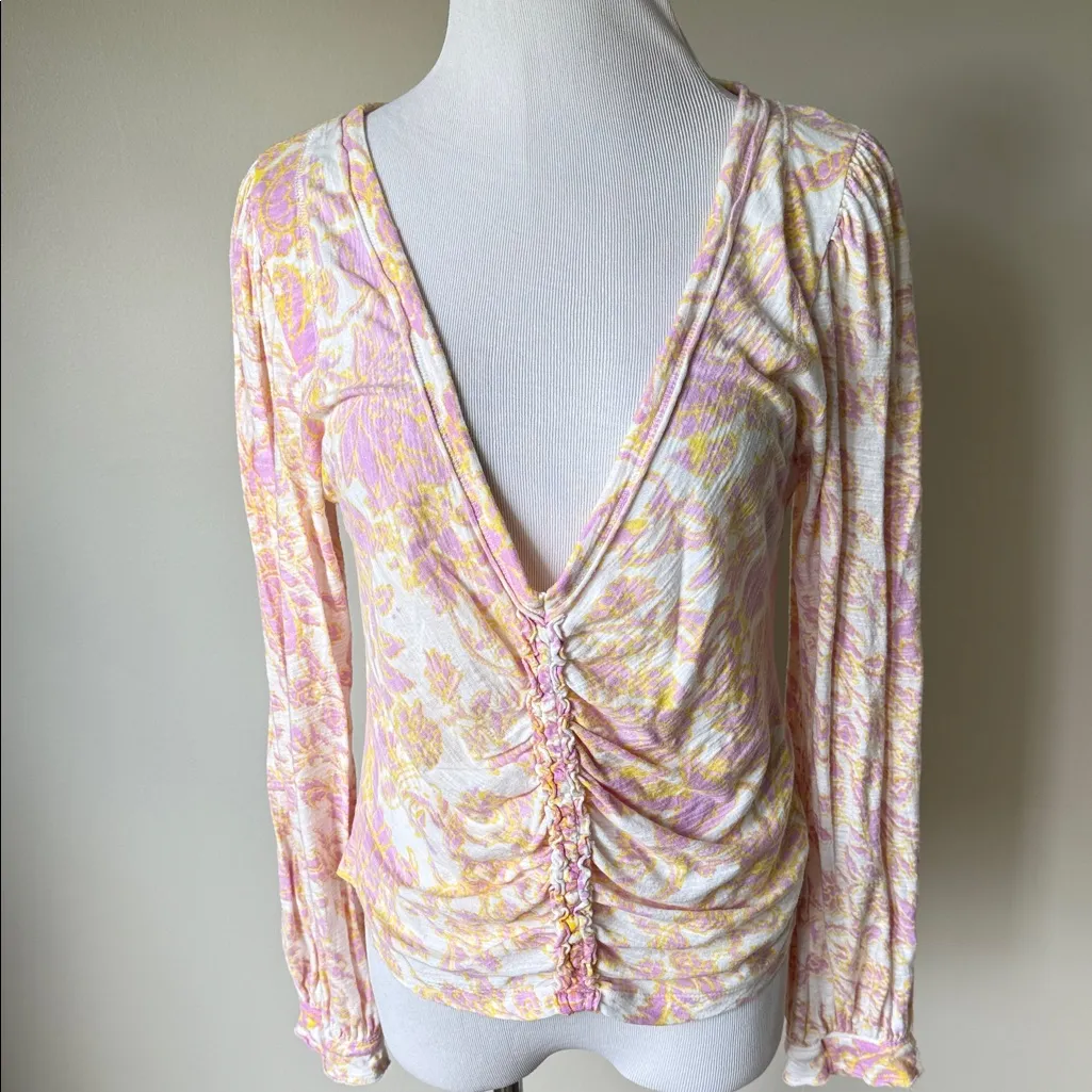 Free People Say The Word Rouged Top - Image 3