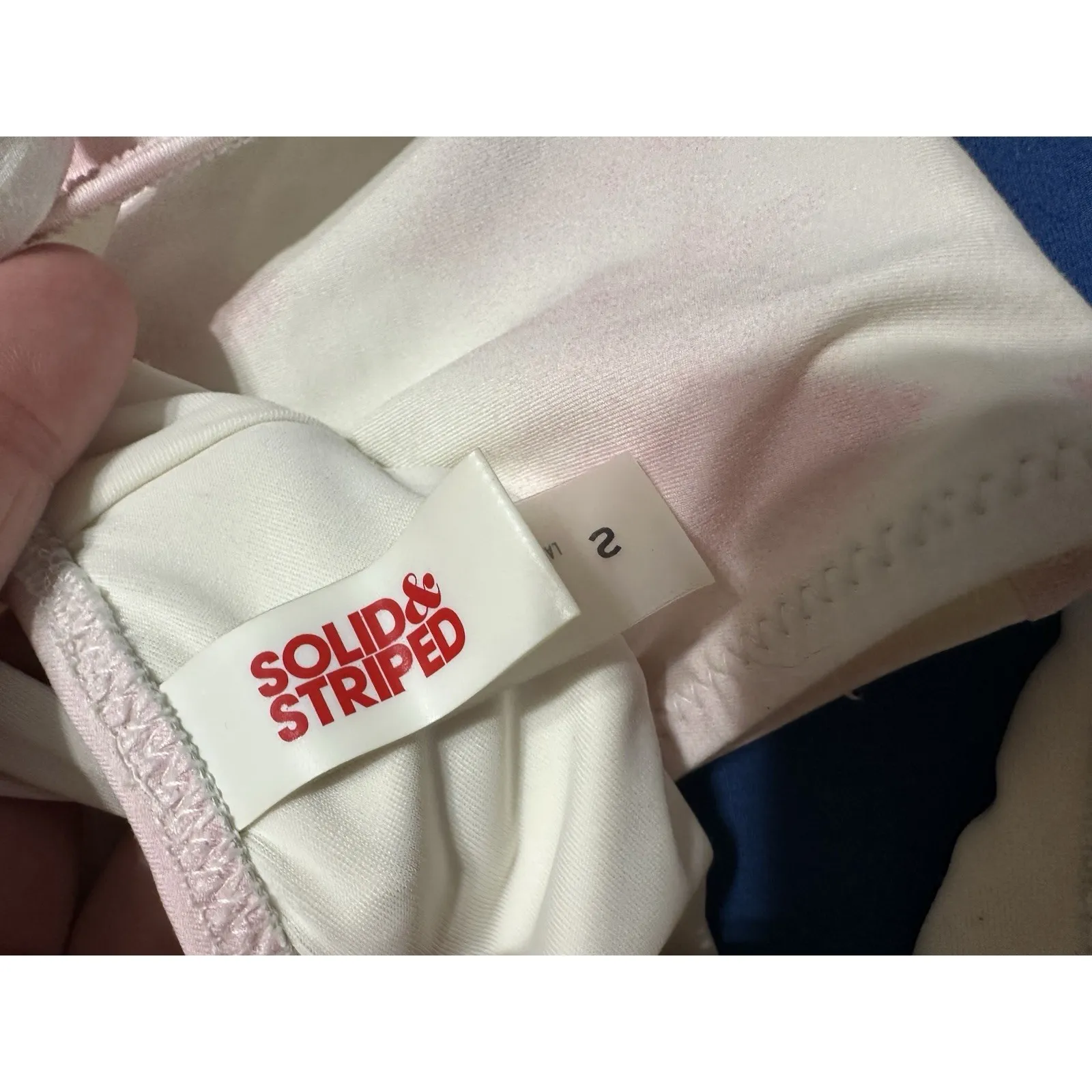 Solid & Striped The Rachel Bikini Set EUC Size S Pink Tie Dye - Image 7